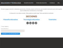 Tablet Screenshot of educoteca.com
